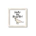 Picture of Hear me Roar Beige  _GroupedProduct_Square_Mini_ _GroupedProduct_Square_Framed_Matted_