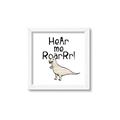 Picture of Hear me Roar Beige  _GroupedProduct_Square_Mini_ _GroupedProduct_Square_Framed_Matted_