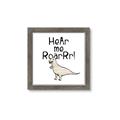Picture of Hear me Roar Beige  _GroupedProduct_Square_Mini_ _GroupedProduct_Square_Framed_Matted_