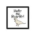 Picture of Hear me Roar Beige  _GroupedProduct_Square_Mini_ _GroupedProduct_Square_Framed_Matted_