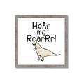 Picture of Hear me Roar Beige  _GroupedProduct_Square_Mini_ _GroupedProduct_Square_Framed_Matted_