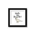 Picture of Hear me Roar Beige  _GroupedProduct_Square_Mini_ _GroupedProduct_Square_Framed_Matted_