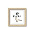 Picture of Hear me Roar Beige  _GroupedProduct_Square_Mini_ _GroupedProduct_Square_Framed_Matted_
