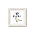 Picture of Hear me Roar Beige  _GroupedProduct_Square_Mini_ _GroupedProduct_Square_Framed_Matted_