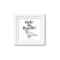 Picture of Hear me Roar Beige  _GroupedProduct_Square_Mini_ _GroupedProduct_Square_Framed_Matted_