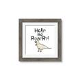 Picture of Hear me Roar Beige  _GroupedProduct_Square_Mini_ _GroupedProduct_Square_Framed_Matted_