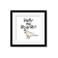 Picture of Hear me Roar Beige  _GroupedProduct_Square_Mini_ _GroupedProduct_Square_Framed_Matted_