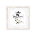 Picture of Hear me Roar Beige  _GroupedProduct_Square_Mini_ _GroupedProduct_Square_Framed_Matted_