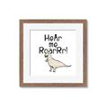 Picture of Hear me Roar Beige  _GroupedProduct_Square_Mini_ _GroupedProduct_Square_Framed_Matted_