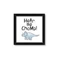 Picture of Hear me Chomp Blue _GroupedProduct_Square_Mini_ _GroupedProduct_Square_Framed_Matted_