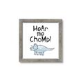Picture of Hear me Chomp Blue _GroupedProduct_Square_Mini_ _GroupedProduct_Square_Framed_Matted_
