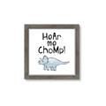Picture of Hear me Chomp Blue _GroupedProduct_Square_Mini_ _GroupedProduct_Square_Framed_Matted_
