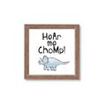Picture of Hear me Chomp Blue _GroupedProduct_Square_Mini_ _GroupedProduct_Square_Framed_Matted_
