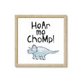 Picture of Hear me Chomp Blue _GroupedProduct_Square_Mini_ _GroupedProduct_Square_Framed_Matted_