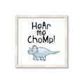 Picture of Hear me Chomp Blue _GroupedProduct_Square_Mini_ _GroupedProduct_Square_Framed_Matted_