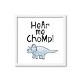 Picture of Hear me Chomp Blue _GroupedProduct_Square_Mini_ _GroupedProduct_Square_Framed_Matted_