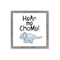 Picture of Hear me Chomp Blue _GroupedProduct_Square_Mini_ _GroupedProduct_Square_Framed_Matted_
