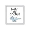 Picture of Hear me Chomp Blue _GroupedProduct_Square_Mini_ _GroupedProduct_Square_Framed_Matted_
