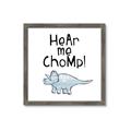 Picture of Hear me Chomp Blue _GroupedProduct_Square_Mini_ _GroupedProduct_Square_Framed_Matted_
