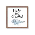 Picture of Hear me Chomp Blue _GroupedProduct_Square_Mini_ _GroupedProduct_Square_Framed_Matted_