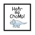 Picture of Hear me Chomp Blue _GroupedProduct_Square_Mini_ _GroupedProduct_Square_Framed_Matted_