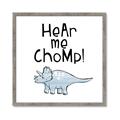 Picture of Hear me Chomp Blue _GroupedProduct_Square_Mini_ _GroupedProduct_Square_Framed_Matted_