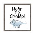 Picture of Hear me Chomp Blue _GroupedProduct_Square_Mini_ _GroupedProduct_Square_Framed_Matted_