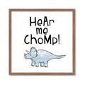 Picture of Hear me Chomp Blue _GroupedProduct_Square_Mini_ _GroupedProduct_Square_Framed_Matted_