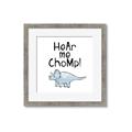 Picture of Hear me Chomp Blue _GroupedProduct_Square_Mini_ _GroupedProduct_Square_Framed_Matted_