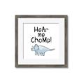 Picture of Hear me Chomp Blue _GroupedProduct_Square_Mini_ _GroupedProduct_Square_Framed_Matted_