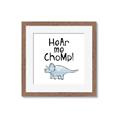 Picture of Hear me Chomp Blue _GroupedProduct_Square_Mini_ _GroupedProduct_Square_Framed_Matted_