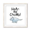 Picture of Hear me Chomp Blue _GroupedProduct_Square_Mini_ _GroupedProduct_Square_Framed_Matted_