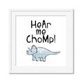 Picture of Hear me Chomp Blue _GroupedProduct_Square_Mini_ _GroupedProduct_Square_Framed_Matted_