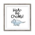Picture of Hear me Chomp Blue _GroupedProduct_Square_Mini_ _GroupedProduct_Square_Framed_Matted_
