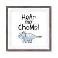 Picture of Hear me Chomp Blue _GroupedProduct_Square_Mini_ _GroupedProduct_Square_Framed_Matted_