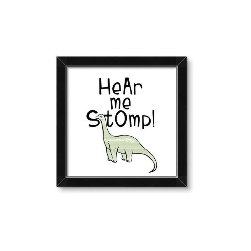 Picture of Hear me Stomp Green  _GroupedProduct_Square_Mini_ _GroupedProduct_Square_Framed_Matted_