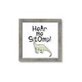 Picture of Hear me Stomp Green  _GroupedProduct_Square_Mini_ _GroupedProduct_Square_Framed_Matted_