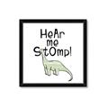 Picture of Hear me Stomp Green  _GroupedProduct_Square_Mini_ _GroupedProduct_Square_Framed_Matted_