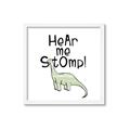 Picture of Hear me Stomp Green  _GroupedProduct_Square_Mini_ _GroupedProduct_Square_Framed_Matted_
