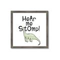 Picture of Hear me Stomp Green  _GroupedProduct_Square_Mini_ _GroupedProduct_Square_Framed_Matted_