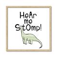 Picture of Hear me Stomp Green  _GroupedProduct_Square_Mini_ _GroupedProduct_Square_Framed_Matted_