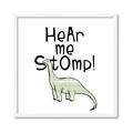 Picture of Hear me Stomp Green  _GroupedProduct_Square_Mini_ _GroupedProduct_Square_Framed_Matted_