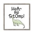 Picture of Hear me Stomp Green  _GroupedProduct_Square_Mini_ _GroupedProduct_Square_Framed_Matted_