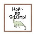 Picture of Hear me Stomp Green  _GroupedProduct_Square_Mini_ _GroupedProduct_Square_Framed_Matted_