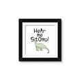 Picture of Hear me Stomp Green  _GroupedProduct_Square_Mini_ _GroupedProduct_Square_Framed_Matted_