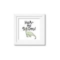 Picture of Hear me Stomp Green  _GroupedProduct_Square_Mini_ _GroupedProduct_Square_Framed_Matted_