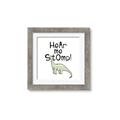 Picture of Hear me Stomp Green  _GroupedProduct_Square_Mini_ _GroupedProduct_Square_Framed_Matted_