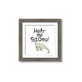 Picture of Hear me Stomp Green  _GroupedProduct_Square_Mini_ _GroupedProduct_Square_Framed_Matted_