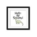 Picture of Hear me Stomp Green  _GroupedProduct_Square_Mini_ _GroupedProduct_Square_Framed_Matted_