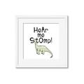 Picture of Hear me Stomp Green  _GroupedProduct_Square_Mini_ _GroupedProduct_Square_Framed_Matted_
